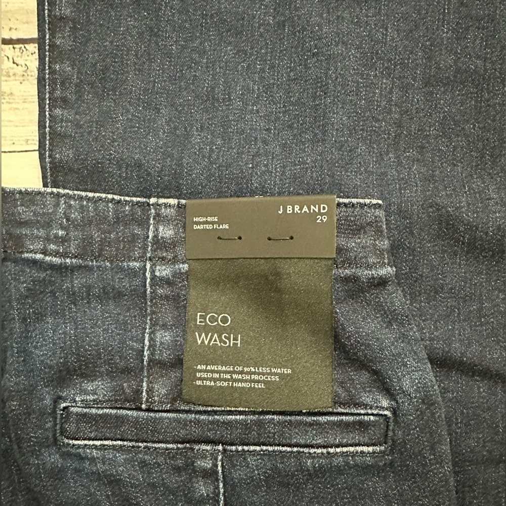 J Brand DARK WASH CIVILITY FLARED‎ JEANS Sz. 29 - Picture 14 of 16